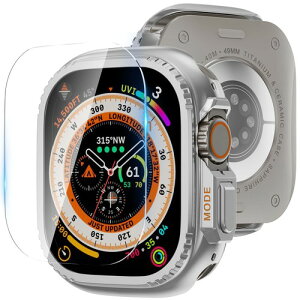 Puptoya for �A�b�v���E�H�b�` ���^�� �J�o�[ 44mm/45mm/46mm/49mm �Ή� Apple Watch �����Ղ邤������ �E���g���� �S�ʕی� �ϏՌ� ���� ������ �X�e�����X iWatch ��̌^�P�[�X mm SE3 SE2 �V���o�[ Series