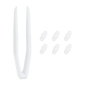 PATIKIL マグネチックスターラー 5mm/6mm/8mm/10mm/15mm/20mm/25mm/30mm/40mm/50mm x PTFE製 磁気スターラーバー 250°C 耐食性 磁気撹拌棒 プラスチックピンセット付き 化学 科学研究 実験室