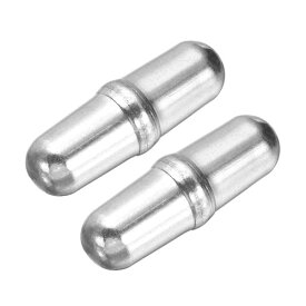 PATIKIL 2個入り撹拌マグネット 0.91×0.31インチ 304ステンレス鋼製マグネティックスターラーバー 自動撹拌マグカップ用 凸型
