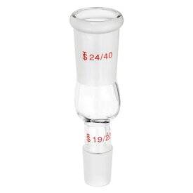 PATIKIL ホウケイ酸 ガラス 還流 アダプター 24/40 オス から 19/22 メス 接続 アダプター 1個 蒸留 実験 器具 スタイル15