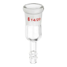 PATIKIL ガラス 蒸留 アダプター 14/20 ホウケイ酸 ガラス 内側 ジョイント パーツ 実験室 蒸留 装置 用 8.5mm / 0.33