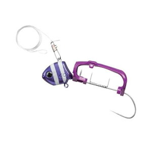 シマノ(SHIMANO) ルアー 針・仕掛け サーベルマスター 船テンヤ β ゲキハヤ 2021 PN-VS1U 50号 船釣り タチウオ 紫ゼブラ夜光K