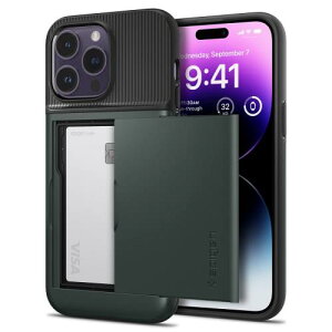 Spigen iPhone14ProMax P[X J[h 蒠^ [P[X 2d\ ϏՌ ČRMILKi擾 h~ IC J[h |Pbg pXP[X XEA[}[ CS ACS04837 (ArXEO[)