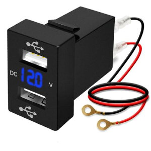 Palummag^Ԍnp d\Pbg USB|[g*2 USBڑʐMpl fW^ 12Vdvt S DIYCXg[ J[`[W[ X}z[d (33*23MM)