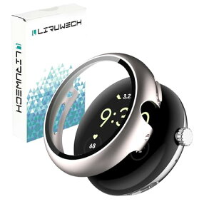 LIRUWECH Pixel Watch 2/Pixel Watch�p�P�[�X �s�N�Z�� �E�H�b�`2�ی�J�o�[ �K���X�t�B���� ��̌^ �h�o PC�f�� �^�b�`���ǍD �s�N�Z�� �E�H�b�`2 �p �J�o�[ �S�ʕی� �����ߗ� �w��h�~ �Ռ��z��(Pixel W