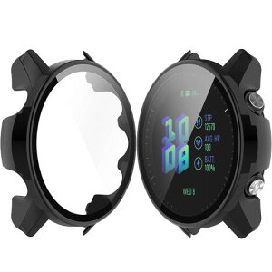 Miimall ��̌^�P�[�X�Ή�Garmin Forerunner 255S/255S Music �t�B���� �K�[�~�� Forerunner 255S 46MM ��̉��P�[�X �S�ʕی� �Ռ��z�� PC�ގ� ���h�~ �K�[�~�� 255S Music �J�o�[ �w��h�~ �C�A�h�~ �������i46MM|