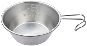 キャプテンスタッグ(CAPTAIN STAG) シェラカップ ステンレス 320ml 螺旋仕上 ステンレス製 日本製 燕三条産 UH-48 シルバー