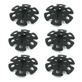 XSAJU トレッキングポール スノーバスケット 6個入り スノーフレーク 交換用 ブラック