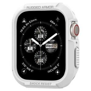 Spigen Apple Watch P[X 45mm | 44mm 9 / 8 / SE2 / Series 7 / Series SE/Series 6 Series 5 / Series 4 (45 | 44mm) Ή  Ռ z ^tlXfUC یJo[ AbvEHb`P[X MbhEA[}[ 062CS244