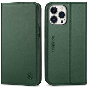 SHIELDON iPhone 13 Pro �Ή� �P�[�X �蒠�^ �{�v �ϏՌ�TPU�f�� ���u���X�^���h�@�\ �J�[�h�|�P�b�g [RFID�u���b�L���O] �}�O�l�b�g���� �S�ʕی� �A�C�t�H��13�Ղ� 6.1�C���`�Ή� �X�}�z�P�[�X 5G 2021