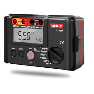 ≏Rv UNI-T ≏R fW^K[ ≏eX^[ LCDobNCg 100V/250V/500V/1000V UT501A