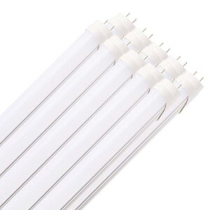 led蛍光灯 40W形 2600LM 消費電力18W 昼光色6000K T8直管 120cm 1198mm G13口金 グロー式工事不要 ノイズレス ラジオ併用可 ECO エコ 家庭 事務所 学校に適用 PL賠償責任保険加入済み 10本