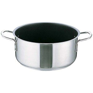 遠藤商事 TKG 両手鍋 外輪鍋 (蓋なし) (ムラノ インダクション)テフロンセレクトシリーズ テフロン加工でお手入れ簡単電磁調理器対応鍋 サイズ表示(内径cm)32 外径×深さ(mm)344×160 容量(L)12.9 質