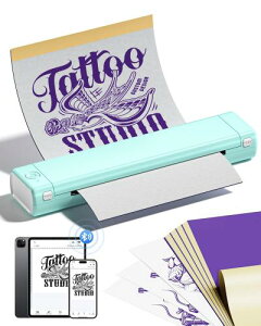 Itari M08F tattoo printer タトゥー用紙10枚付属 モバイルプリンター サーマルプリンター タトゥーマシン タトゥーマシーン 刺青コピー機 転写機 タトゥーマシーンセット タトゥーマシンセット タ