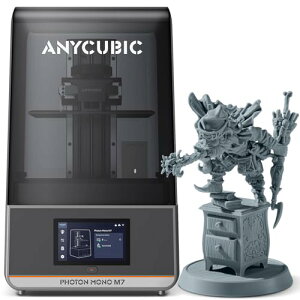 ANYCUBIC Photon Mono M7 3Dv^[ `A10.1C`14K HDXN[ACOB LighTurbo 3.0VXeA150mm/h ̍AxOt[ACeWFg3Dv^[ATCY 223x126x230 mm