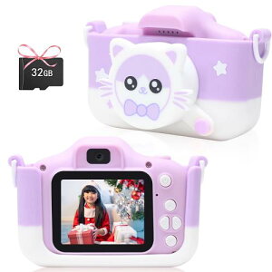Pinguma LbYJ gCJ qpJ ̎q fW^J J 2.0C`IPS  1080P HD 8{Y[ ^C}[Be 32GB[J[ht 5-10  ̎q av[gŐV