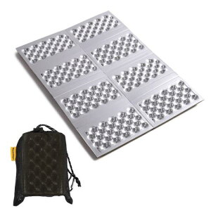 Mozambique(モザンビーク) アウトドアマット 登山 キャンプ 座布団 アルミ レジャーマット コンパクト 折りたたみシート