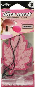 ホルツ 車用 芳香剤 SCENTS センツ ウルトラノスク ベビードール 3枚入 Holts NOR89-3P-80J 吊り下げ型 (旧 MEDO メドー)