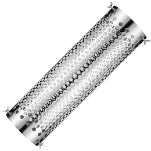 SENQI 煙突ガード ストーブガード ステンレス304採用 煙突管 煙突延長 ストーブ煙突管 薪ストーブ 軽量 耐熱 放熱 耐食性 排気管パイプ テント保護 直径12cm 長さ40cm 煙突パイプ100mm適用 キャン