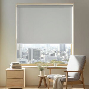 Deconovo ���[���X�N���[�� ���[���J�[�e�� ��90cm ��220cm �O���[ 1���Ռ� �f�M �ՔM �h�� �h�� UV�J�b�g �\�����F