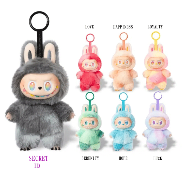 ラブブ Energy ぬいぐるみペンダント 1BOX(6個)セット専用ケース付き POP MART 【正規品】 THE MONSTERS Big into Energy Labubu