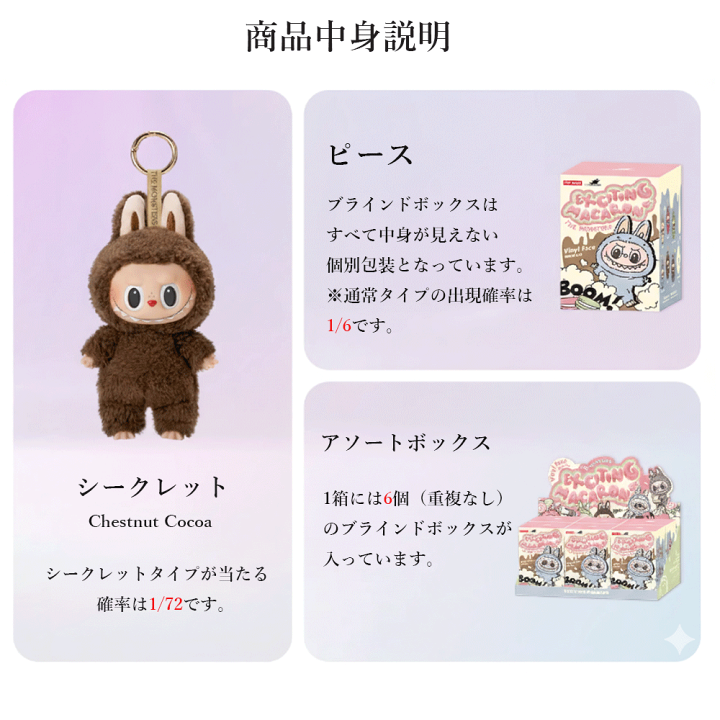 シークレットラブブもセットです100％本物POP MARTオンライン購入 POP MART (ポップマート) ラブブ Exciting Macaron｜トレファク