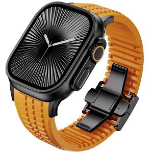 �A�b�v���E�H�b�` �o���h �x���g apple watch 44mm 45mm 46mm 49mm ULTRA �E���g�� �o���h �x���g ���o�[�o���h ���� RUBBER ������� �o�^�t���C�o�b�N�� �u���b�N�^�I�����W�^�x�[�W���^�z���C�g /�u��