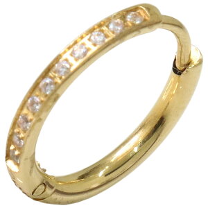 ステンレス フープピアス ゴールド ローズゴールド ジルコニア シルバー 金属アレルギー対応 メタル素材 シンプル 小さめ フープ ループ リング 輪っか ピアス アクセサリー メンズ レディ