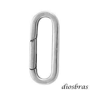 キーリング キーホルダーの接続に丸カン 楕円 丸型 カラビナ サークル マルカン1個売り 極太ビーズ シルバー シルバー925 ビーズ アクセサリー ハンドメイド パーツ 線径2 5mm 直径17mm×9mm メー