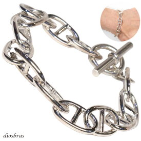 チェーン ブレスレット マントル ブレスレット　メンズ レディース ユニセックス シルバー925 アンカー マリン シルバーバングル Tバー チェーン プレーン ブレスレット ハンドメイド プレート　マリーン　アンカー