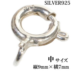 高級SILVER925 カニカン 中サイズ 引き輪 クラスプ シルバー925製 無垢ナスカン9mm1個売り パーツ 材料 silver シルバー 925 チェーン 延長 ネックレス延長 アジャスターチェーン 継ぎ足し 足す 付け足し 銀 ユニセックス 男女兼用 兼用 レディース メンズ