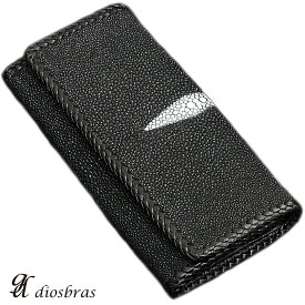 メンズ長財布 レザーウォレット 本革 スティングレイ エイ革 シンプルウォレット 大容量 メンズ長財布 レザーウォレット 革財布 皮財布 ロングウォレット 本物 天然皮革 ハンドメイド ウォレット お財布 紳士財布 婦人財布 プレゼント サイフ 牛革 ガルーシャ スターマーク