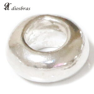 ビーズ/シルバー/シルバー925/ビーズ/アクセサリー/ハンドメイド/パーツ/直径6mm内径3,5mm≪メール便80円≫