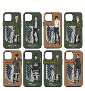 yzziPhone14 iPhone13 iPhone12 iPhoneSE3 LN^[ P[X Ki i̋l  ObY X}zP[X w ی op[^ 2d\ n[h iPhone13 mini iPhone12 Pro Attack On Titan ACtH 
