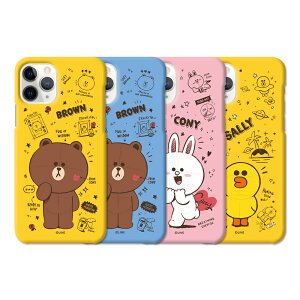 y݌ɏziPhoneXS iPhoneXR iPhone 11 Pro P[X LN^[ CtY w ^ op[^ X n[h iPhone11 X}zP[X Line Friends PenSketch Pattern Slim Case iPhoneP[X ACtH J