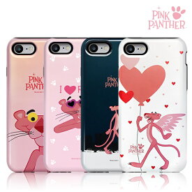 【即日配送】 ピンクパンサー グッズ iPhoneXS 2重構造 背面 保護 ケース iPhone6S iPhone5S iPhone7 iPhone8 Plus スマホケース 並行輸入 韓国 Pink Panther かわいい キャラクター Galaxy S6 S7edge S8 Plus Note8 カバー
