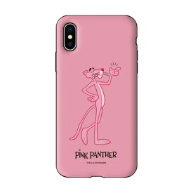 【】 ピンクパンサー グッズ iPhoneXS 2重構造 背面 保護 ケース iPhoneX スマホケース 並行輸入 韓国 Pink Panther かわいい キャラクター iPhone XS カバー