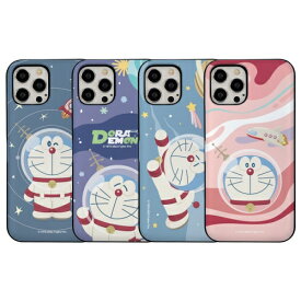 iPhoneSE3 iPhone16e iPhone16 Plus Pro Max iPhone15 iPhone14 iPhone13 ドラえもん カード収納 カード入れ ケース 背面 スマホケース iPhone12 mini iPhone 11 SE2 韓国 Doraemon キャラクター かわいい プレゼント iPhone8 iPhone7 カバー 宇宙飛行士