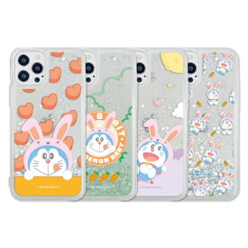 iPhone16e iPhone 16 15 14 13 12 mini Plus Pro Max 対応 ドラえもん グリッター ケース 背面 薄型 スマホケース 韓国 Doraemon Glitter キャラクター かわいい iPhone16 iPhone15 iPhone14 iPhone13 iPhone12 カバー ウサギ コスプレ