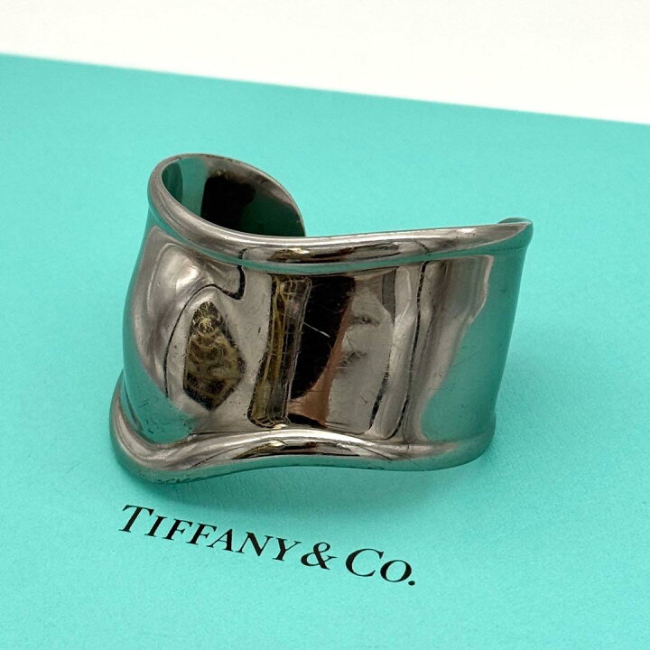 楽天市場】中古B Tiffany ボーンカフ ブレスレット シルバー 925 