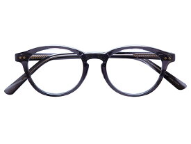 メガネ 度付き/度なし/伊達メガネ セルフレーム（プラスチック） ボストン　ウェリントン　ウエリントン　グレー　メガネセット　EC015-GYS【金子眼鏡】【薄型レンズ付】【ケース付】【送料無料】