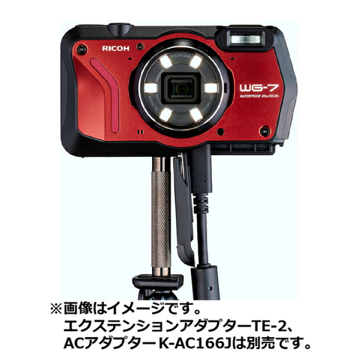 楽天市場】RICOH リコー WG-7 [レッド] 本格防水 防塵 耐衝撃 耐寒 WEB 