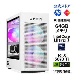 yE[J[́EzQ[~O PC fXNgbv p\R OMEN by HP 35L Windows11 Ce Ultra 7 32GB/64GB 2TB NVIDIA GeForce RTX 5070Ti (^ԁFB9FL1PA/B9FL3PA/B9FL2PA/B9FL5PA)