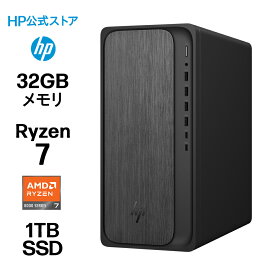 【公式・メーカー直販・送料無料】【短納期】デスクトップパソコン office付き 新品 HP OmniDesk M02-0011jp Windows11 Ryzen 7 8700G 32GB 1TB マウス・キーボード付き 1年保証 (型番：B87KZPA)
