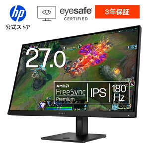yE[J[́Ezj^[ Vi OMEN by HP 27q G2 180Hz QHD 2560x1440 Q[~OfBXvC 27.0C` IPS  px s{bgΉ VESA EyesafeF t HDMI 2.0 DisplayPort 3N