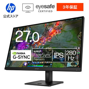 yE[J[́Ezj^[ Vi OMEN by HP 27qs G2 280Hz QHD 2560x1440 Q[~OfBXvC 27.0C` IPS Black  px s{bgΉ VESA EyesafeF Xs[J[ t HDMI