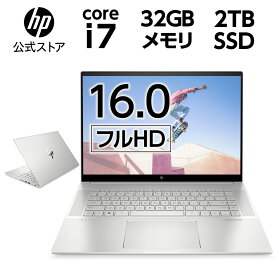 RTX 4060 Core i7 32GBメモリ 2TB SSDノートパソコン 新品 HP ENVY 16 (型番:832R4PA-AAAA) PCIe規格 16.0型 WQXGA IPS ナチュラルシルバー