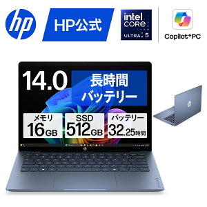 �yHP�����z�m�[�g�p�\�R�� office�I���� �V�i HP OmniBook 5 14-hh 14�C���` Windows11 Copilot+PC �C���e�� Core Ultra 5 �v���Z�b�T�[ 16GB 512GB 2K OLED�^�b�`�f�B�X�v���C 1�N�ۏ� �]���s�i�^��:E11DZPA�j