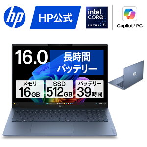 �yHP�����z�m�[�g�p�\�R�� office�I���� �V�i HP OmniBook 5 16-bm 16�C���` Windows11 Copilot+PC �C���e�� Core Ultra 5 �v���Z�b�T�[ 16GB 512GB 2K OLED�^�b�`�f�B�X�v���C 1�N�ۏ� �]���s�� (�^��:E11E5PA)