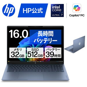 �yHP�����z�m�[�g�p�\�R�� office�I���� �V�i HP OmniBook 5 16-bm 16�C���` Windows11 Copilot+PC �C���e�� Core Ultra 7 �v���Z�b�T�[ 32GB 512GB 2K OLED�^�b�`�f�B�X�v���C 1�N�ۏ� �]���s�� (�^��:E11E6PA)